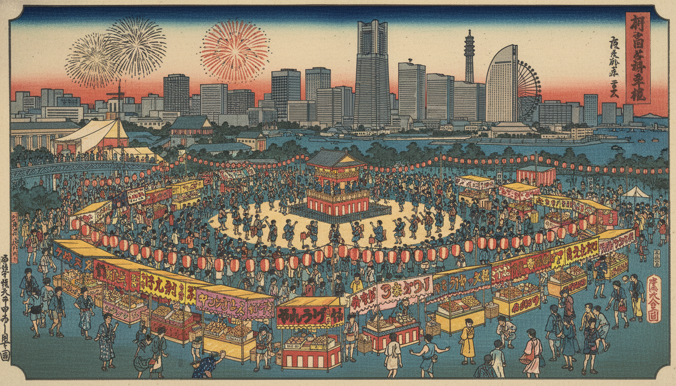 2026年のみなとみらい大盆踊りに屋台は出る?
