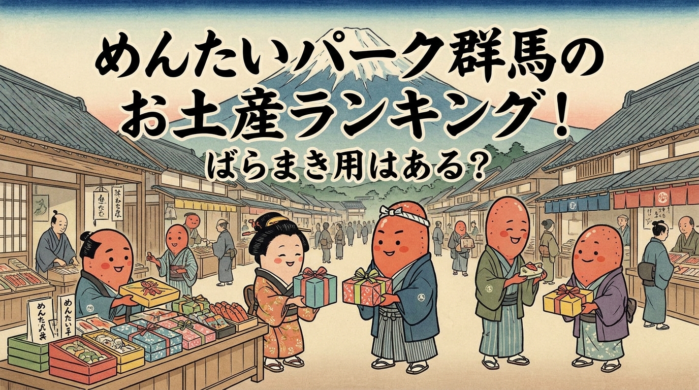 めんたいパーク群馬のお土産ランキング!ばらまき用はある?