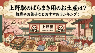 上野駅のばらまき用のお土産は？雑貨やお菓子などおすすめランキング！