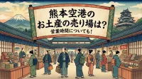 熊本空港のお土産の売り場は？営業時間についても！