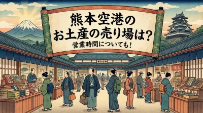 熊本空港のお土産の売り場は？営業時間についても！