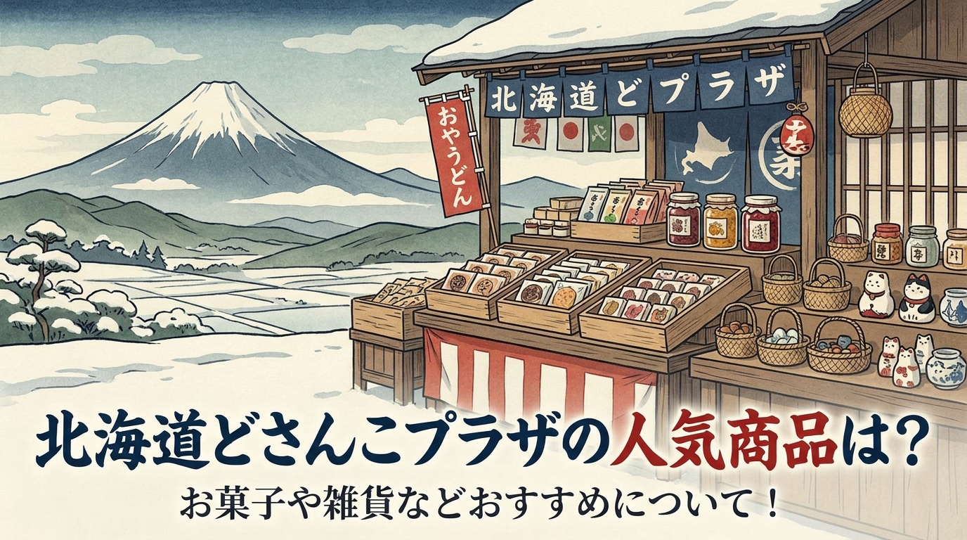 北海道どさんこプラザの人気商品は？お菓子や雑貨などおすすめについて！