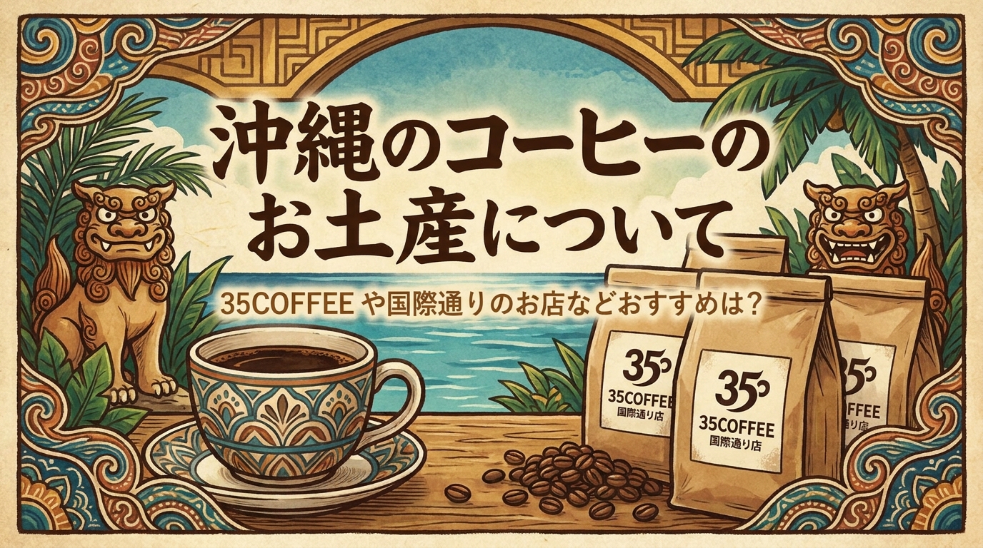 沖縄のコーヒーのお土産について、35COFFEE や国際通りのお店などおすすめは?