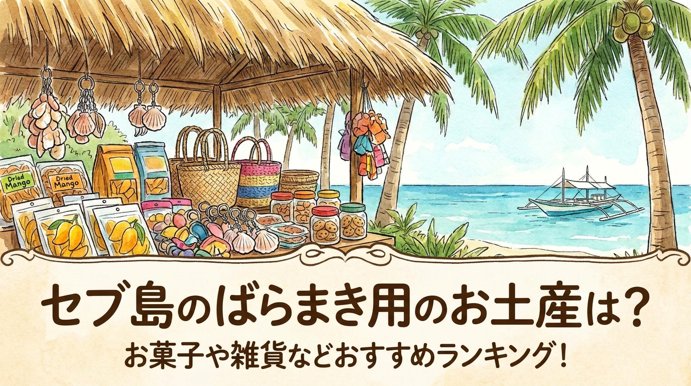 セブ島のばらまき用のお土産は?お菓子や雑貨などおすすめランキング!