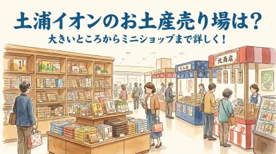 土浦イオンのお土産売り場は？大きいところからミニショップまで詳しく！