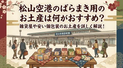 松山空港のばらまき用のお土産は何がおすすめ？雑貨屋や安い個包装のお土産を詳しく解説！