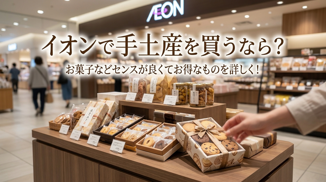 イオンで手土産を買うなら?お菓子などセンスが良くてお得なものを詳しく!
