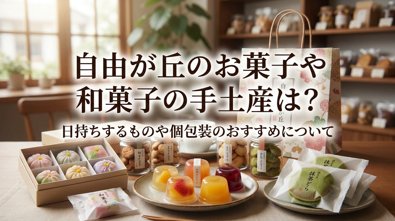 自由が丘のお菓子や和菓子の手土産は?日持ちするものや個包装のおすすめについて