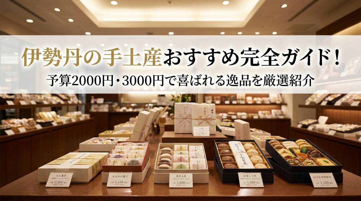 伊勢丹の手土産おすすめ完全ガイド！予算2000円・3000円で喜ばれる逸品を厳選紹介