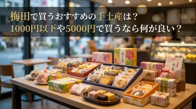 梅田で買うおすすめの手土産は？1000円以下や5000円で買うなら何が良い？