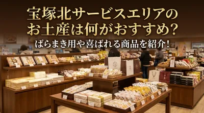 宝塚北サービスエリアのお土産は何がおすすめ？ばらまき用や喜ばれる商品を紹介！