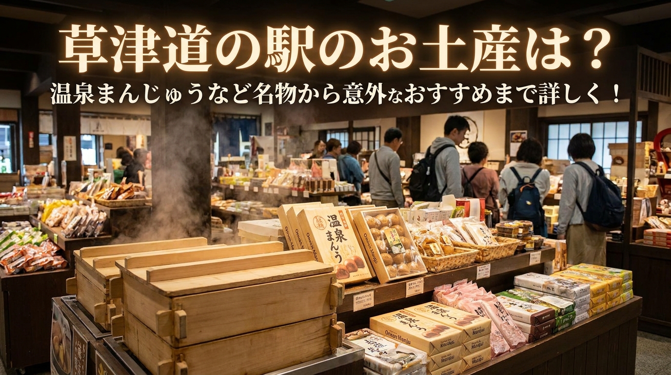 草津道の駅のお土産は？温泉まんじゅうなど名物から意外なおすすめまで詳しく！