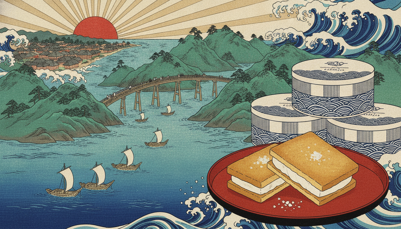天橋立塩バターサンドは「海の京都」エリア中心に販売されています