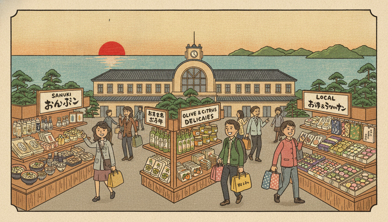高松駅のお土産は3つの主要スポットでほぼ網羅できます!