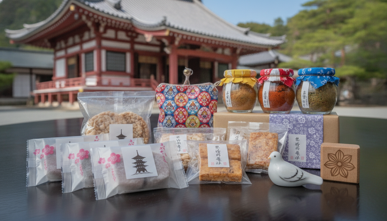 善光寺のばらまき用お土産は、個包装のお菓子と調味料、雑貨がおすすめです！