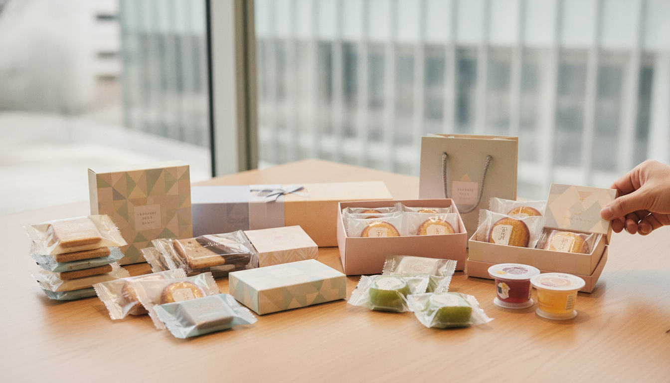 個包装で配りやすいお菓子〜オフィスや取引先への手土産に最適!