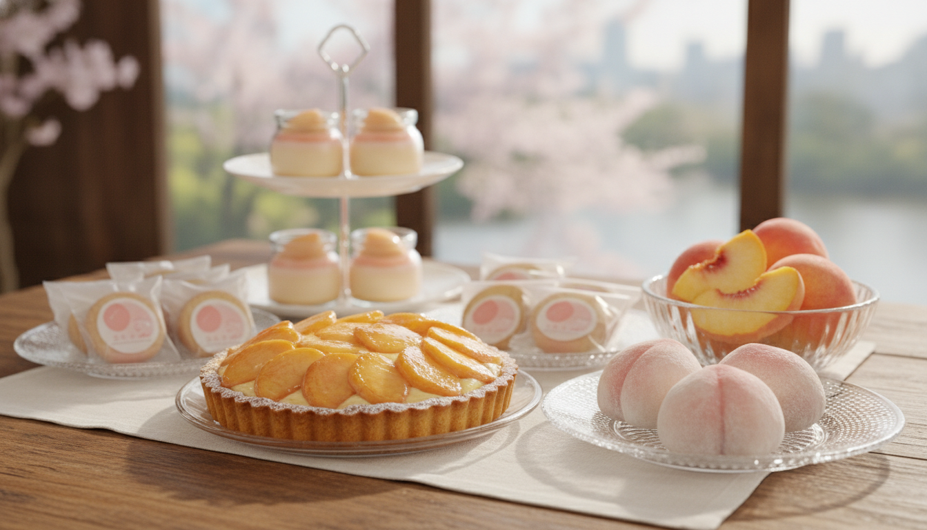 春日井特産の桃を使った絶品スイーツ