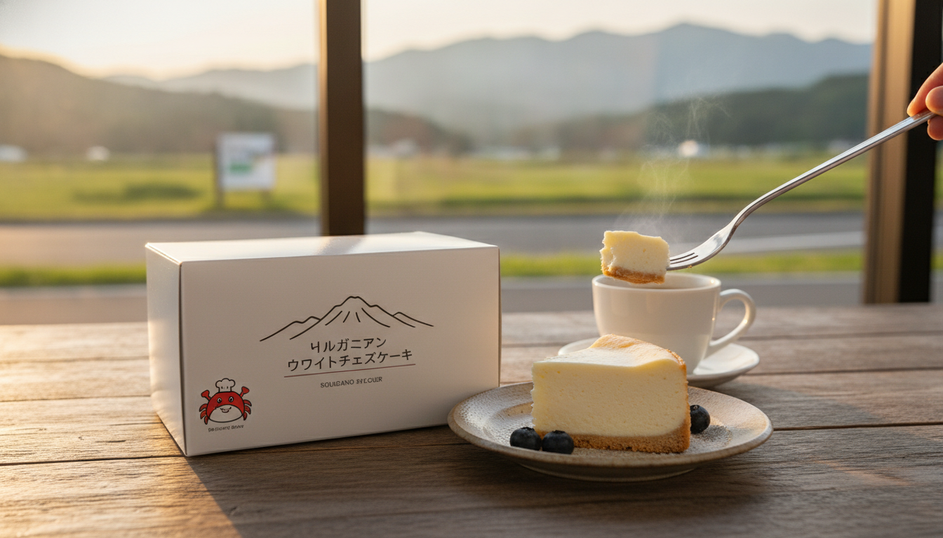 ひるがの高原SAのお土産は「ヒルガニアンホワイトチーズケーキ」が一番おすすめ!